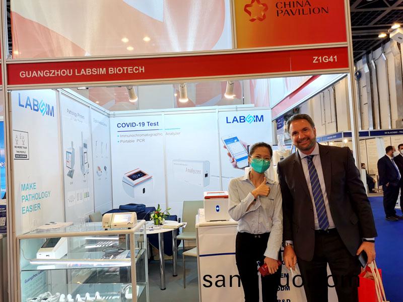 【展會迴(hui)顧(gu)】藍(lan)勃生(sheng)物(wu)精綵(cai)亮(liang)相(xiang)2022 MEDLAB Middle East